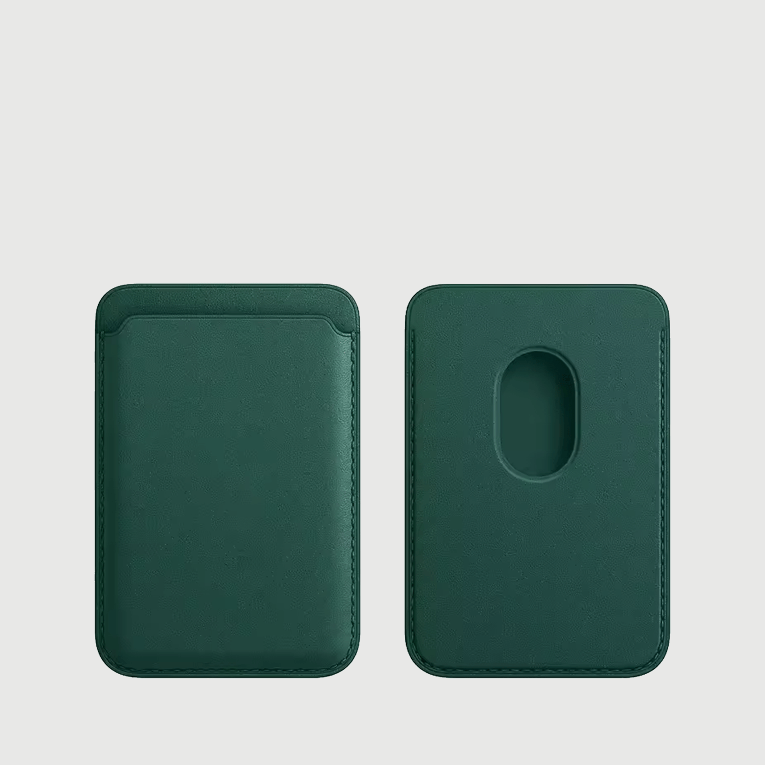 Magnetic Card Holder – Dark Green - Pulse